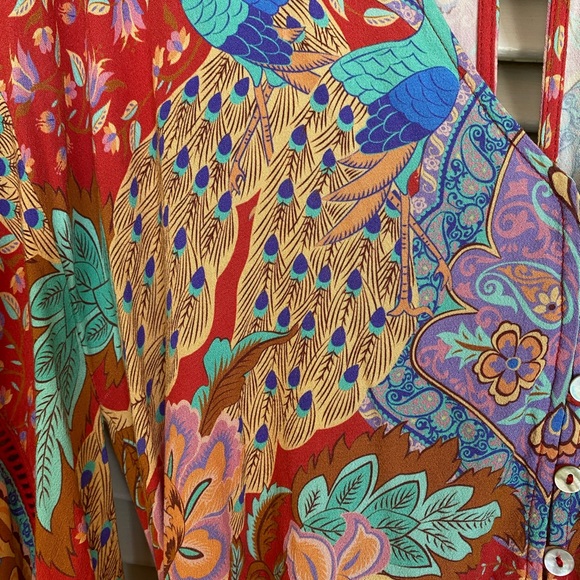 🦄🦄🦄 Spell and the Gypsy Red Ruby Lotus Playsuit Romper XS - Picture 9 of 9